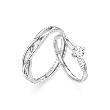 KADER Sterling Silver Rings Unisex Silver