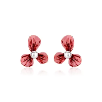 QLADY S925 Silver Stud Earrings Women's