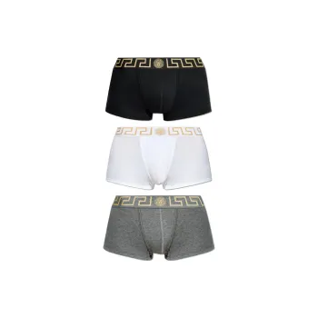 VERSACE COLLECTION Greca Border Three Pack Boxer Briefs