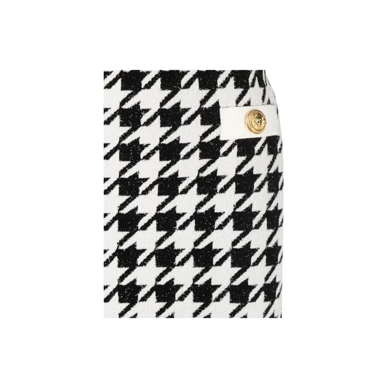 BALMAIN Casual Long Skirts Women's Black-6