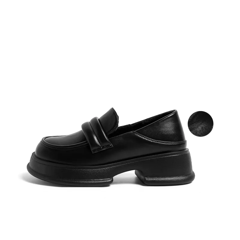 HUANQIU Loafers Women's Black-0