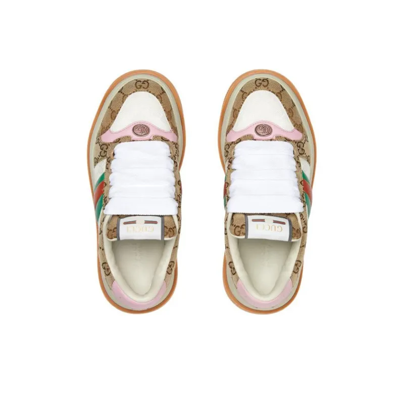 GUCCI Women's Gg Sneaker 'Beige Pink' Women's-2