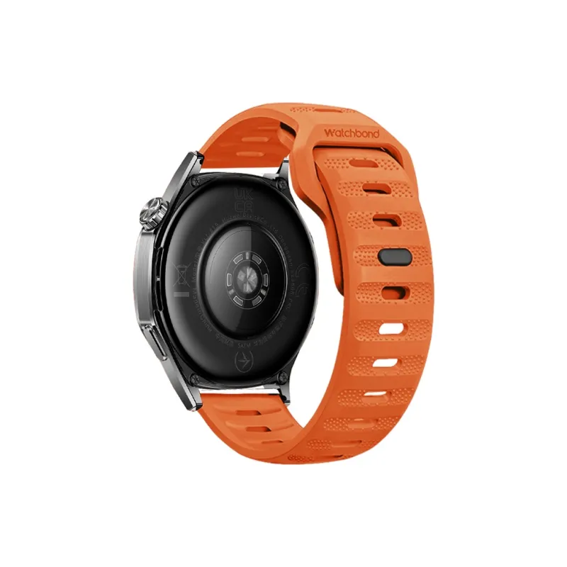 Watchbond Huawei Compatibility Watch Band 22MM FKM Fluoroelastomer Material-5