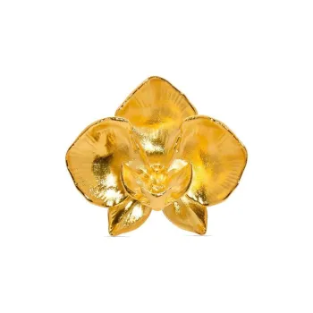 Oscar De La Renta Large Orchid Brooch