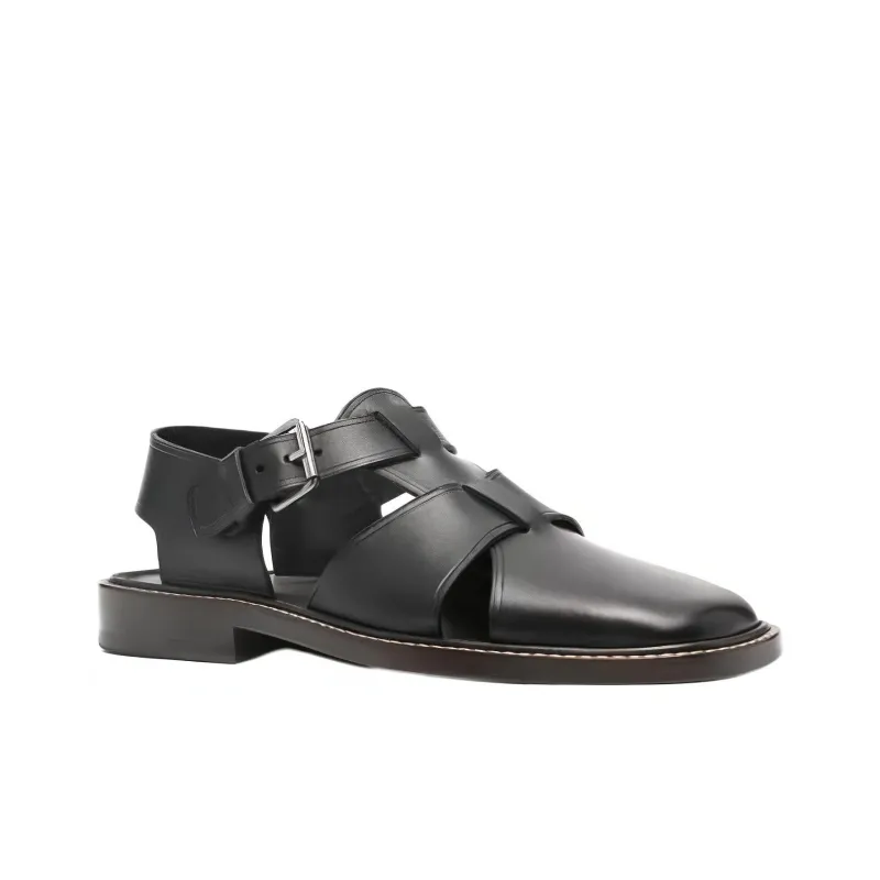 Lemaire Fisherman Leather Sandals-2