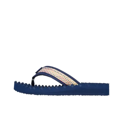 Skechers Abrasion-Resistant Slip-Resistant Flip Flops Women's Blue