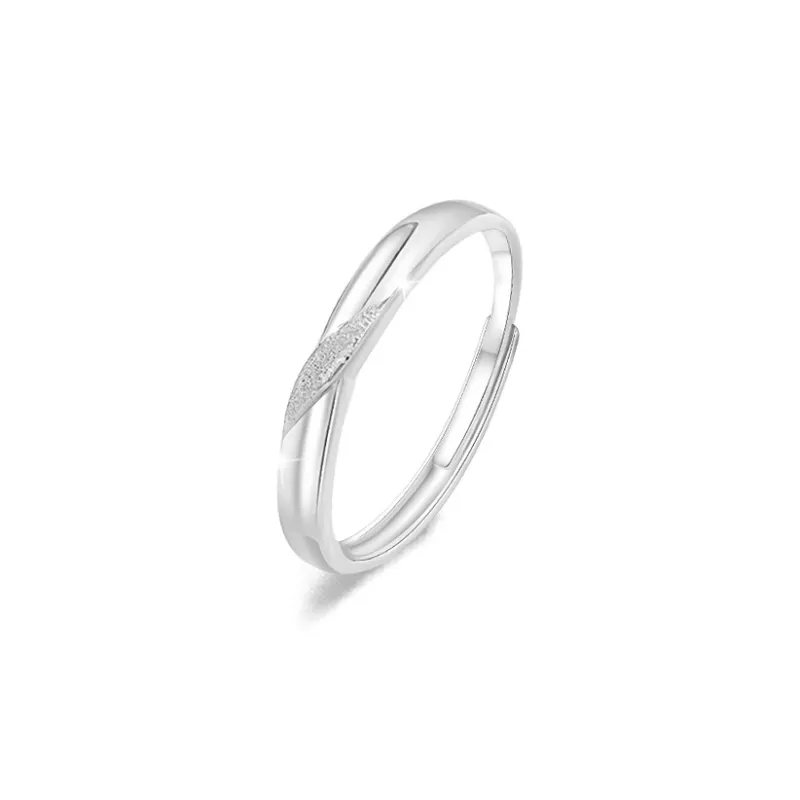 FORCHI Sterling Silver Rings Unisex Birthday And Anniversary Gift-5