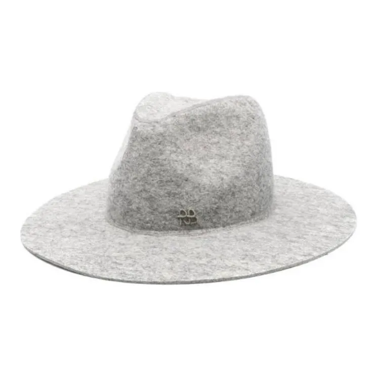 RUSLAN BAGINSKIY Logo embellished Fedora Hat-0