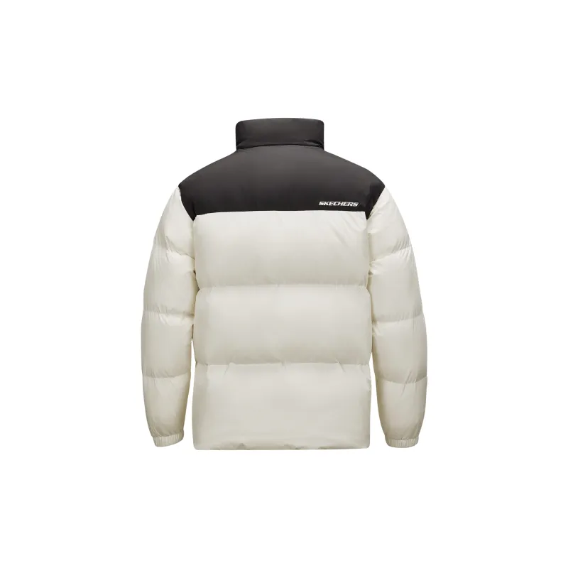 Skechers Sports Life Collection Down Jacket Unisex Marshmallow White-1