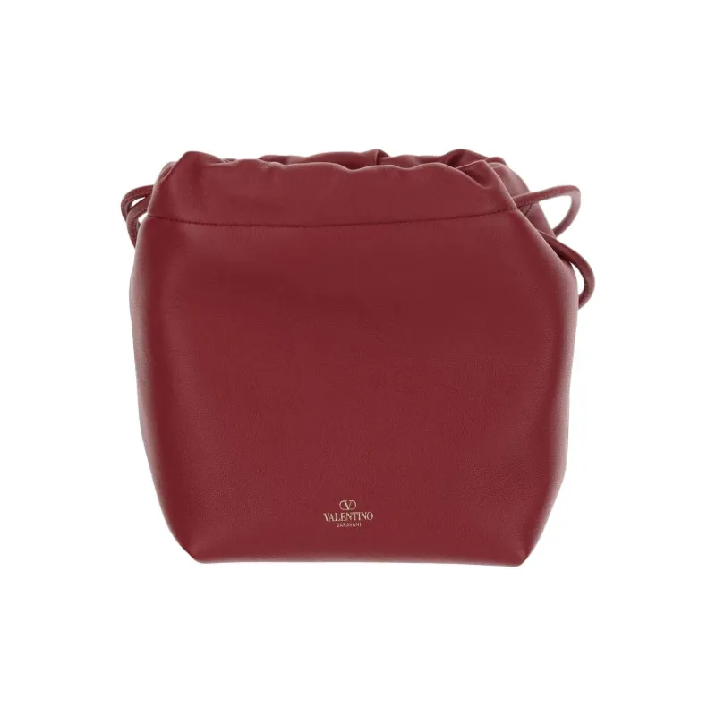 Valentino VLogo Pouf Drawstring Mini Bucket Bag-2