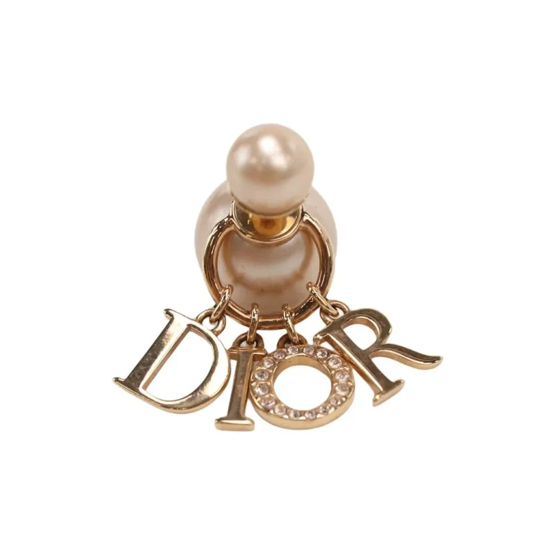 DIOR Metal Earrings Women's Rose Gold-3