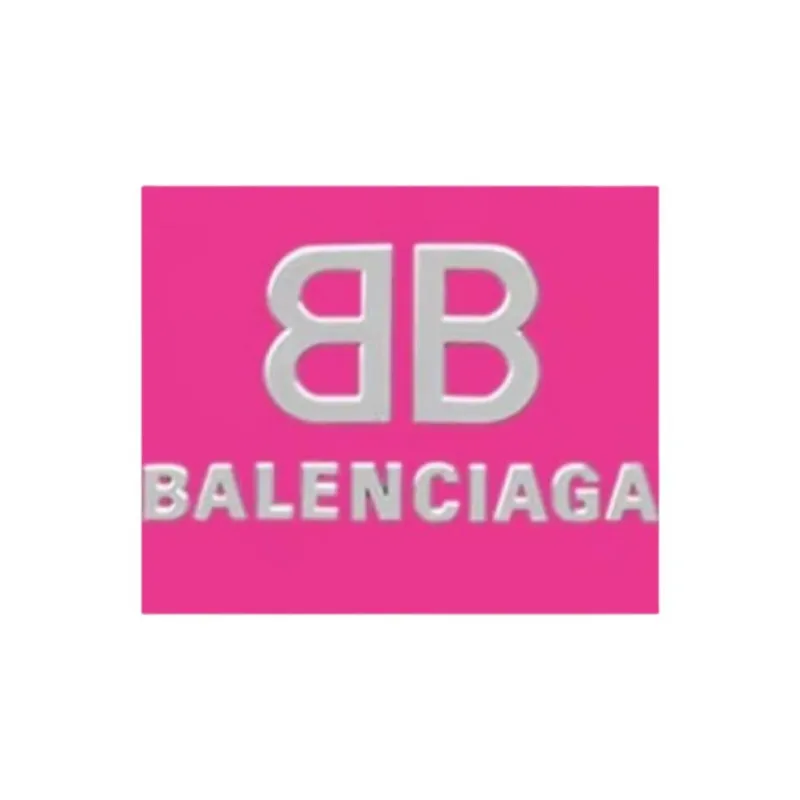 Balenciaga Stainless Steel Hair Clips Women's Pink-3