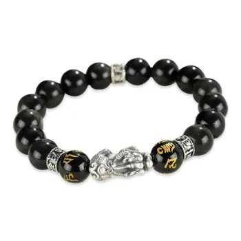 GIRATI Obsidian Bracelets Men's