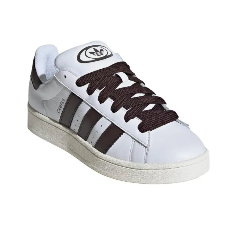 Adidas Originals CAMPUS 00s Anti Slip Wear Resistant Low Top Skateboard Shoes Unisex White Black-2