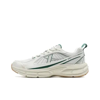 XTEP Absolute Dust 6.0 Anti Slip Wear Resistant Low Top Running Shoes Men's White Green