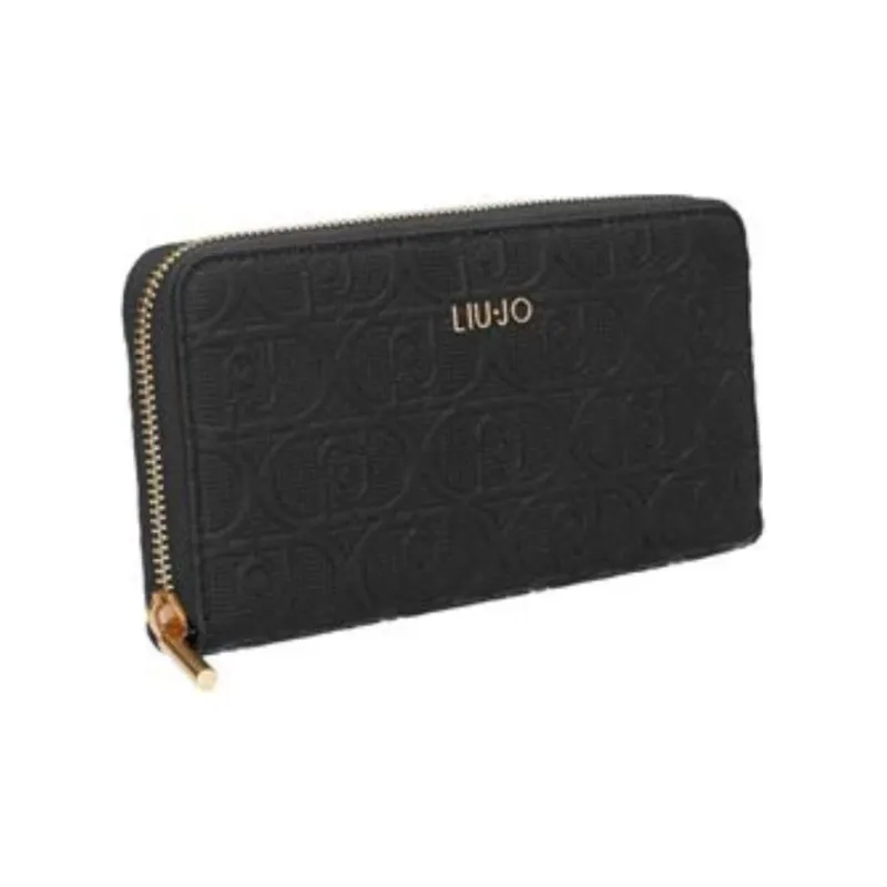 LIU·JO Polyester Card Holder Wallet Regular Women's Black-1