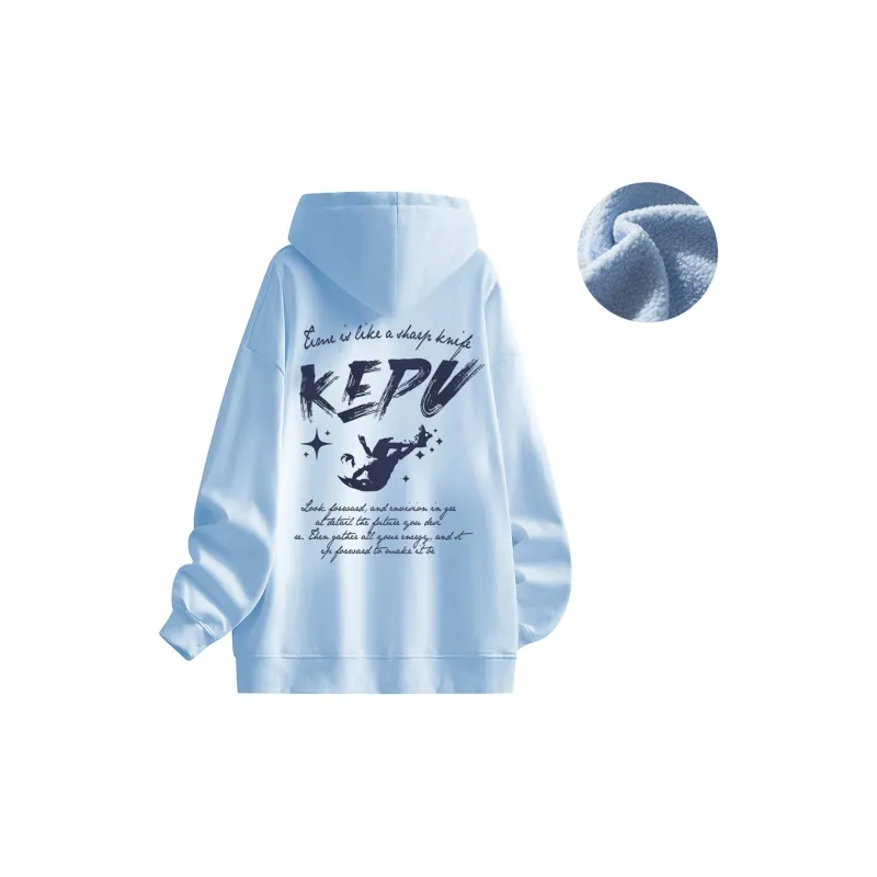 Kepu Fleece Lined Hoodies & Sweatshirts Unisex-29