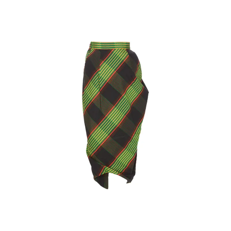 Vivienne Westwood Casual Long Skirts Women's Green-1