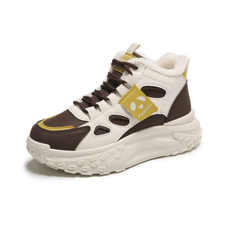 Wooden Rabbit High Top Kids Lifestyle Shoes Teenagers-12