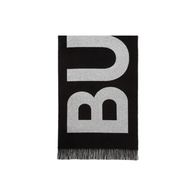Burberry Knit Scarves Unisex Gray-3