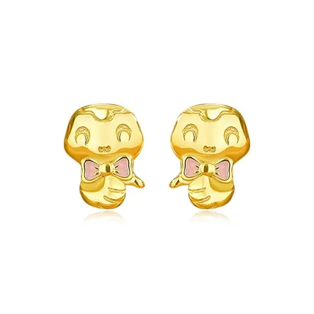 KING TAI SANG S925 Silver Stud Earrings Women's-8