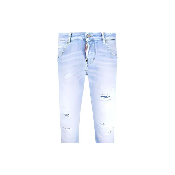 DSQUARED 2 Distressed Cropped Jeans-4