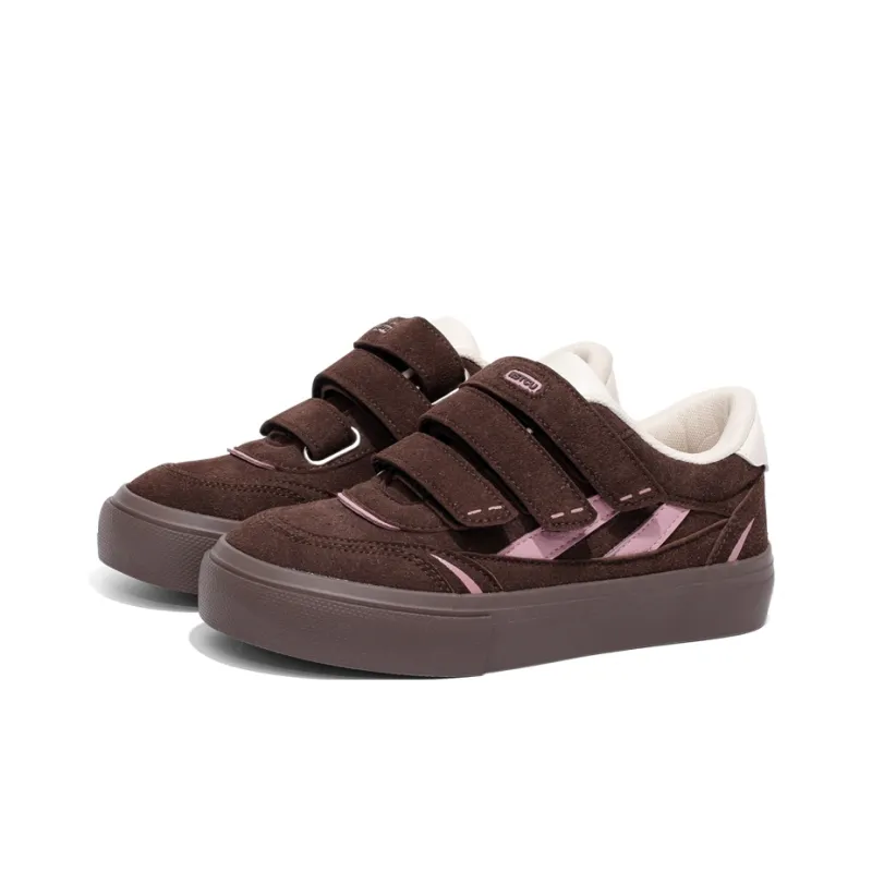 NSTCU Skateboard Shoes Women's Brown-1