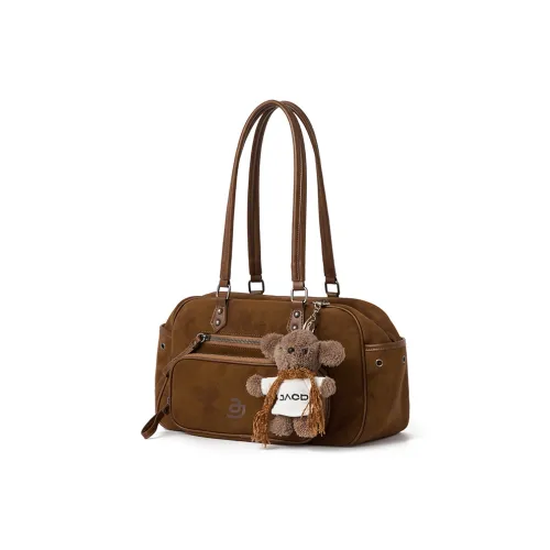 JACD PU Handbag, Shoulder Bag Regular Women's Sun Dried Brown/Chocolate