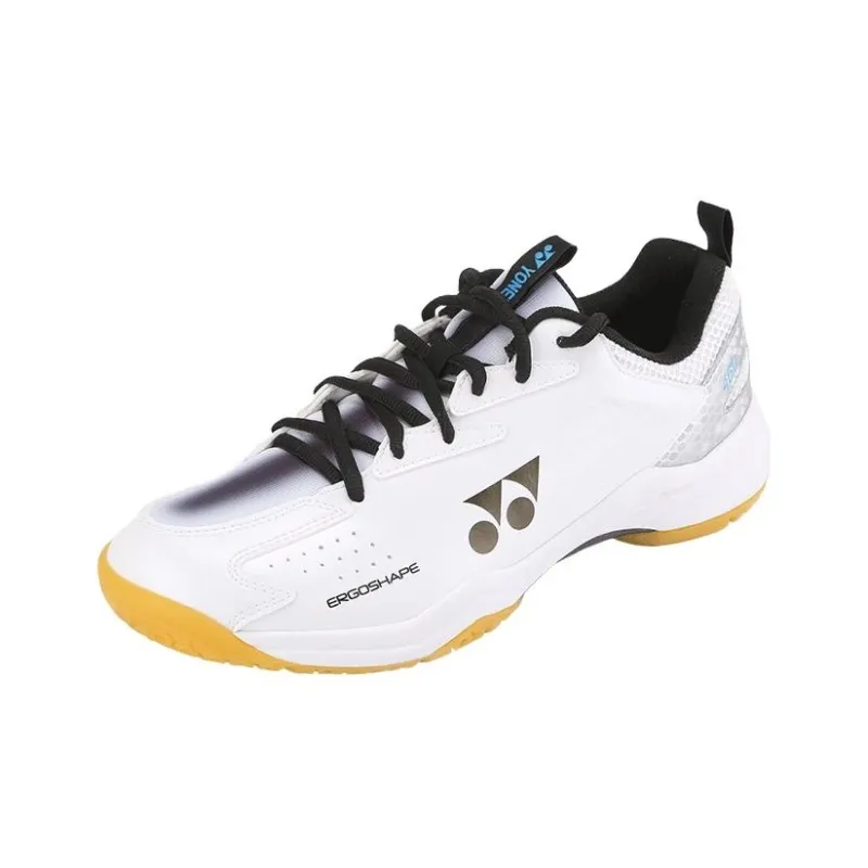 YONEX Power Cushion Breathable Support Balance Lightweight Rebound Low Top Badminton Shoes Unisex Black White-2