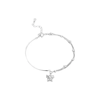 FBRUE S925 Silver Bracelets Unisex