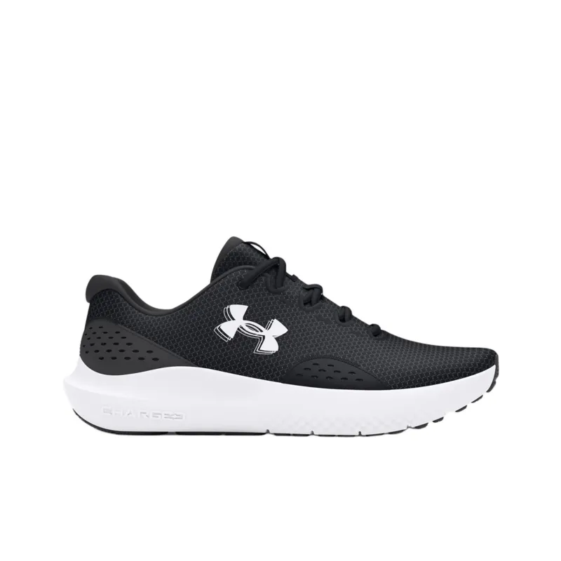 Under Armour Surge 4 Anti Slip Wear Resistant Low Top Running Shoes Women's Black White-1