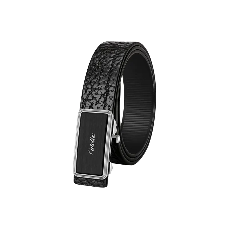 CATELLES Top Grain Cow Leather Leather Belts Men's 3.5cm-0