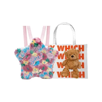 Bywhich Plush Backpack Regular Women's Multicolor