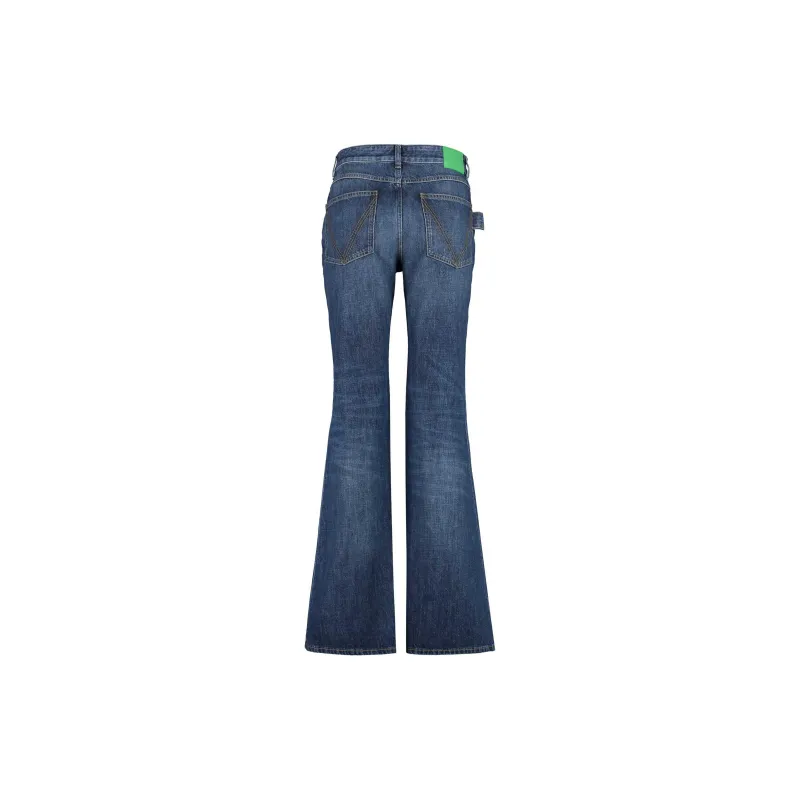 Bottega Veneta Washed Flared Jeans-1