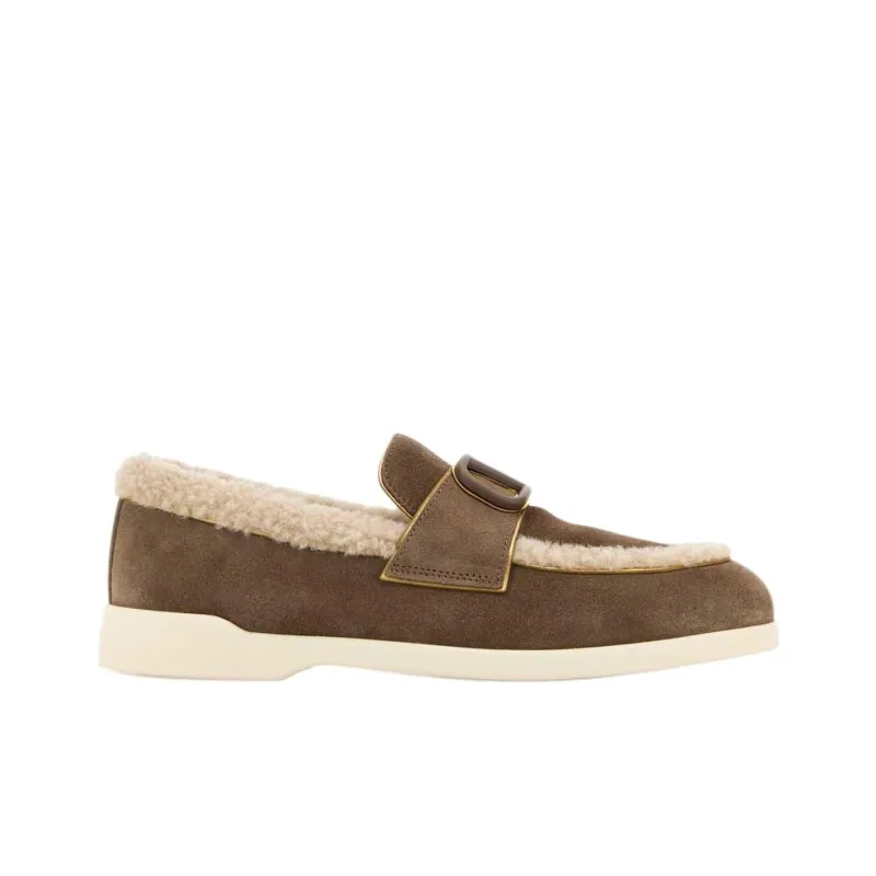 Valentino Leisure VLogo Plaque Slip-On Loafers Women's-1