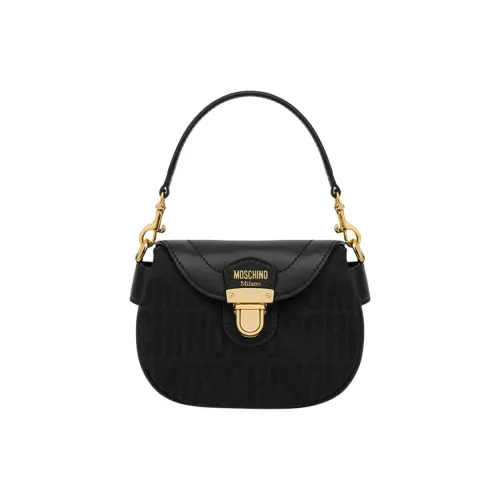 MOSCHINO Polyester Handbag Shoulder Bag Crossbody Bag Mini Women's Black