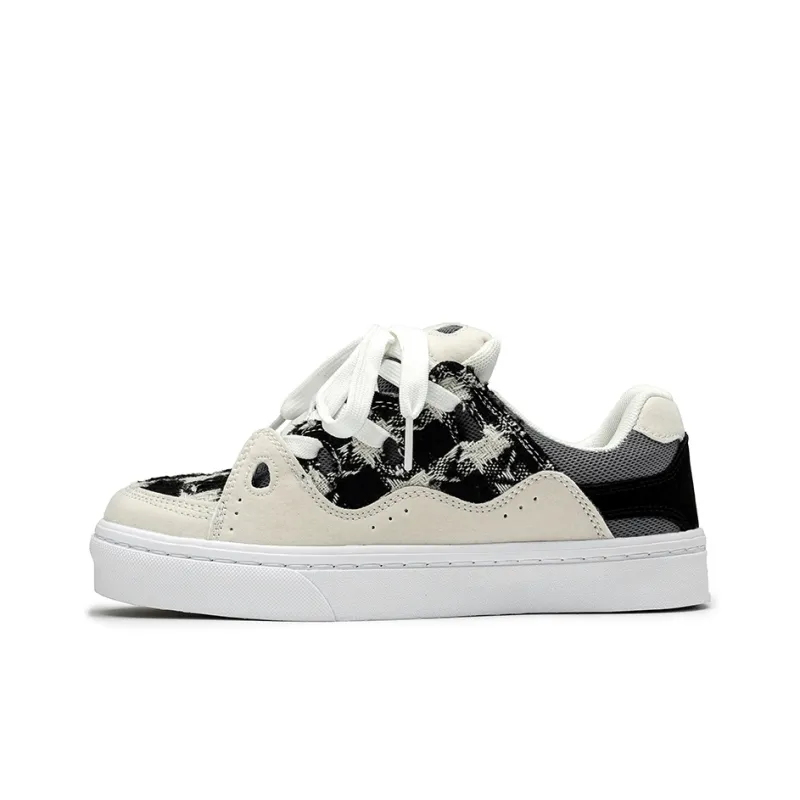 CVOJOO Non-slip Lightweight Low-Top Skateboard Shoes Unisex-26