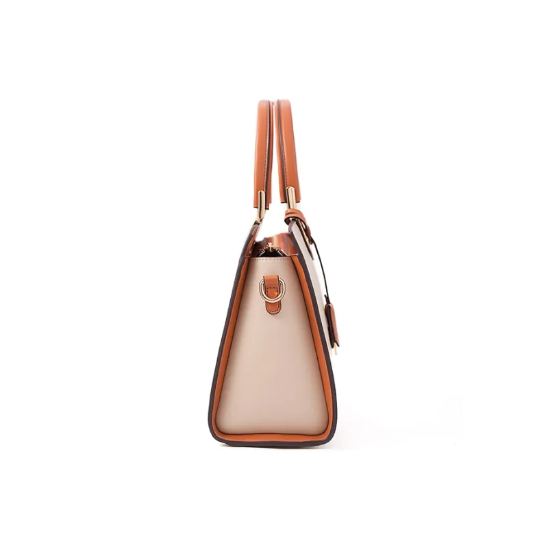 Vigno Synthetic Leather Mommy Bag Crossbody Handbag Regular Women's Apricot/Blue-39