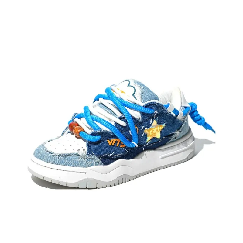 VFTS Slip Resistant Cushioning Abrasion Resistant Low Top Skateboard Shoes Unisex-2
