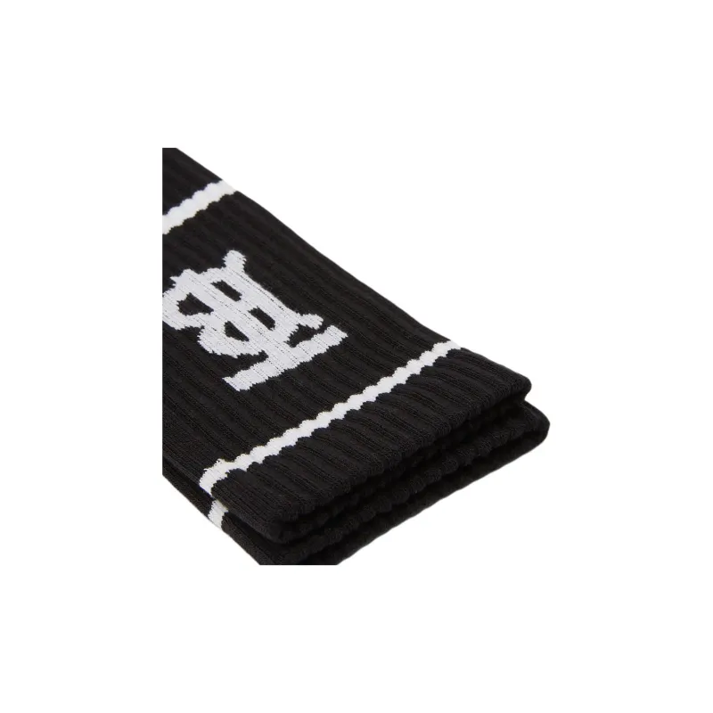 Burberry SS23 Knee-High Socks Men's 1 Pack Black-4