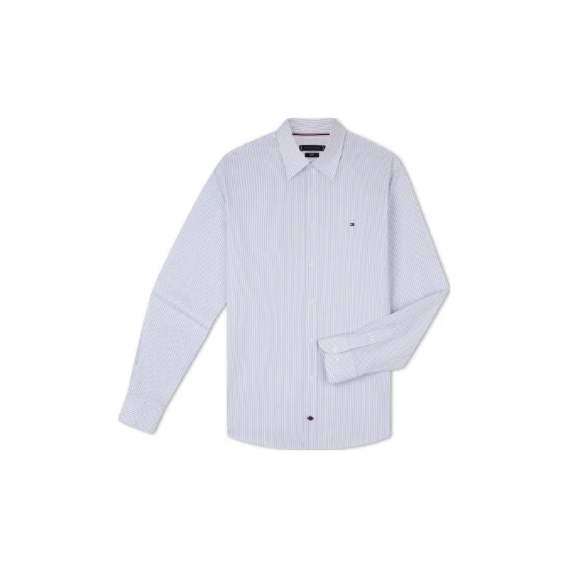 Tommy Hilfiger Shirt Men's Blue White Stripes-0