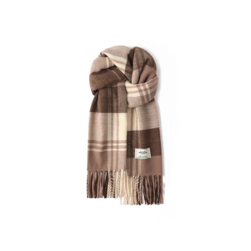 FREE RABBITⅡ Fall And Winter British Versatile Warm Cold Resistant Shawl Scarf Unisex-2