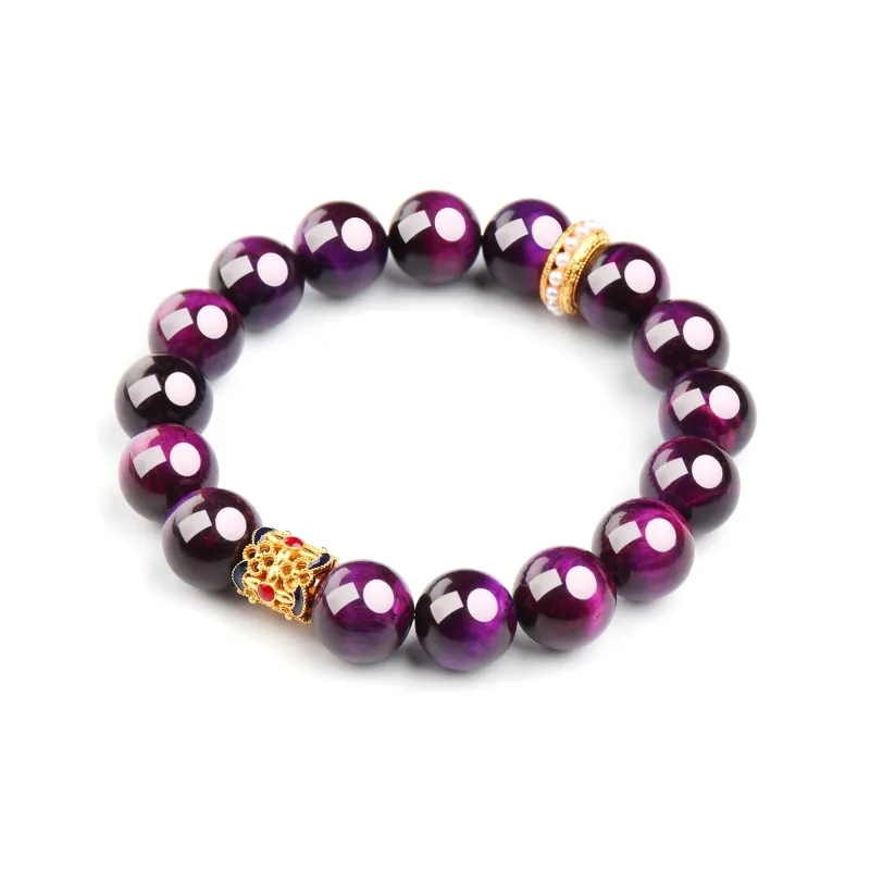 EADDA JEWELRY Tiger's Eye Stone Bracelets Unisex-0
