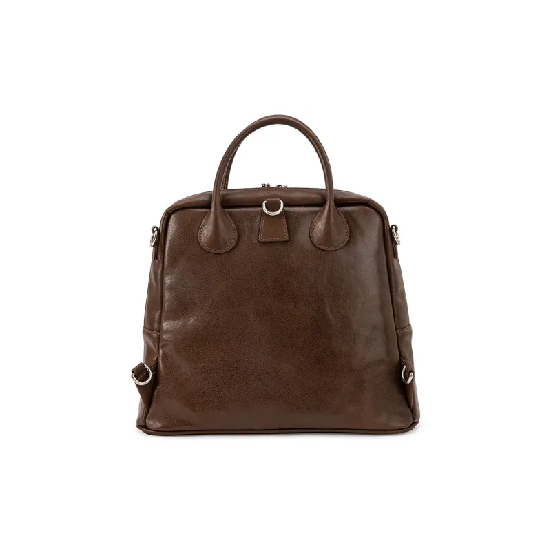 VENOF Cow Leather Carry Backpack Women's Bandage Brown/Devin Black-5