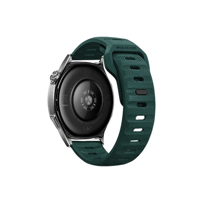 Watchbond Huawei Compatibility Watch Band 22MM FKM Fluoroelastomer Material-6