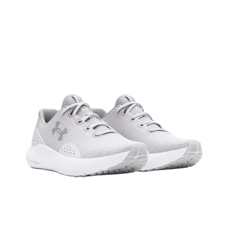 Under Armour Surge 4 Anti Slip Wear Resistant Low Top Running Shoes Women's Gray Silver-2