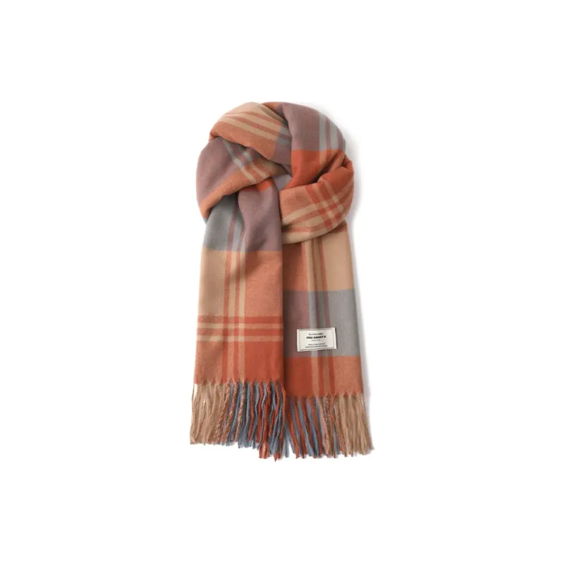 FREE RABBITⅡ Fall And Winter British Versatile Warm Cold Resistant Shawl Scarf Unisex-6