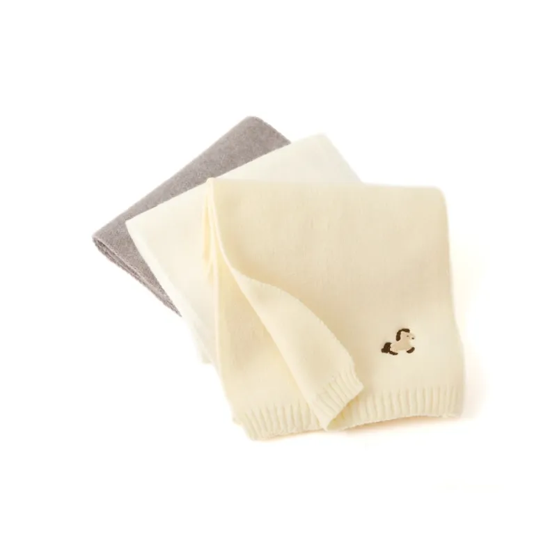 STUFFER Faux Cashmere Knit Scarves Unisex-9