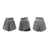 Peach Multicolor Quick Dry Shorts-Limestone