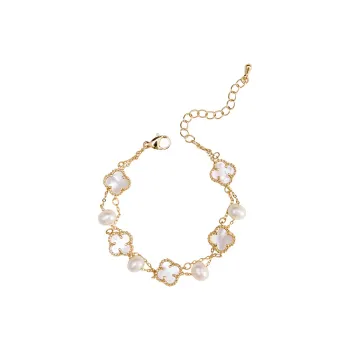 IDOKAWA Freshwater Pearl Bracelets Women's White